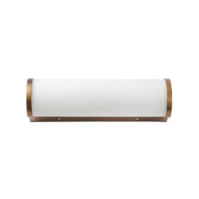 Luminosa Lighting Luminosa Danubio Integrated Led Bathroom Over Mirror Light Bronze, 2700K, Ip44