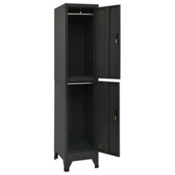 Vidaxl Locker Cabinet Anthracite 38X45X180 Cm Steel - thumbnail 3