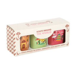 Something Different Around The World Scented Candle (Pack Of 3) Multicoloured (One Size) - thumbnail 3