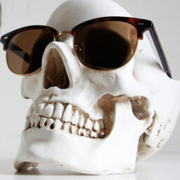 Suck Uk Skull Tidy Jewellery Organiser / Key Bowl & Room Decor White - thumbnail 5
