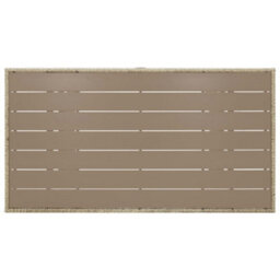 Berkfield Garden Table Grey 120X70X66 Cm Poly Rattan - thumbnail 4