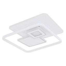 Luminosa Lighting Luminosa Roderick 50X50Cm Integrated Led Semi Flush Ceiling Light White Led Dimmable 3000-6000K Remote Control - thumbnail 2
