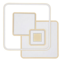 Luminosa Lighting Luminosa Roderick 50X50Cm Integrated Led Semi Flush Ceiling Light White Led Dimmable 3000-6000K Remote Control - thumbnail 4