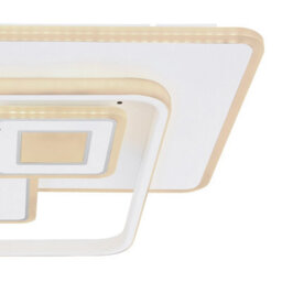 Luminosa Lighting Luminosa Roderick 50X50Cm Integrated Led Semi Flush Ceiling Light White Led Dimmable 3000-6000K Remote Control - thumbnail 5