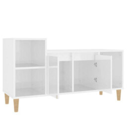 Vidaxl Tv Cabinet High Gloss White 100X35X55 Cm Engineered Wood - thumbnail 6