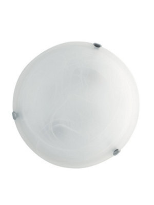 Luminosa Lighting Luminosa Luna Led Flush Ceiling Light White 1400Lm 4000K 30Cm