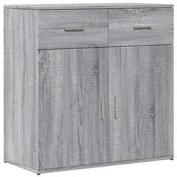 Vidaxl Sideboard Grey Sonoma 79X38X80 Cm Engineered Wood - thumbnail 2