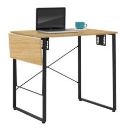 Sewing Online Dart Sewing Machine Table With Folding Top In Charcoal Black / Ashwood - thumbnail 3