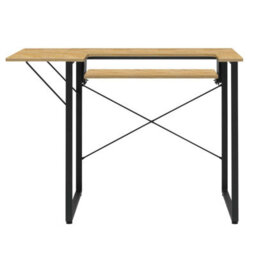 Sewing Online Dart Sewing Machine Table With Folding Top In Charcoal Black / Ashwood - thumbnail 9
