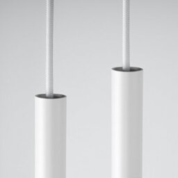 Sollux Lighting Pastelo Steel White 2 Lights Modern Pendant Ceiling Light - thumbnail 5