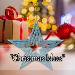 Christmas Tree Decoration Hanging Glitter Star Burst Ornament Ice Blue - thumbnail 5