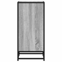 Berkfield Sideboard Grey Sonoma 35.5X35X76 Cm Engineered Wood And Metal - thumbnail 5