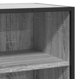 Berkfield Sideboard Grey Sonoma 35.5X35X76 Cm Engineered Wood And Metal - thumbnail 7