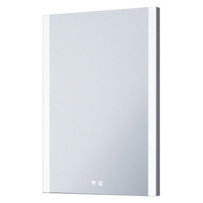 500 X 700mm Led Bathroom Mirror With Bluetooth Speaker - Ip44 Demister & Dimmable White Lighting - image 1