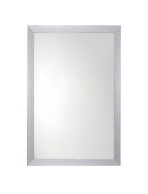 Cooke & Lewis Golspie Grey Rectangular Wall-Mounted Bathroom Mirror (H)60Cm (W)45Cm - image 1