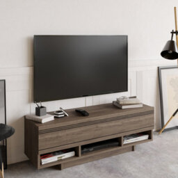 Decorotika Celestia Tv Stand Tv Unit Walnut - thumbnail 2