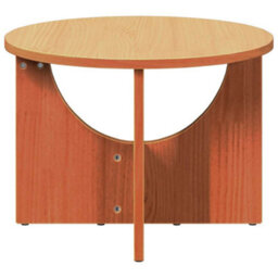 Berkfield Coffee Table Wax Brown 50 X 50 X 35 Cm Solid Pine Wood - thumbnail 6