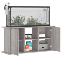 Walplus Grey Sonoma Aquarium Stand 121X41X58 Cm Engineered Wood Fish Tank Cabinet - thumbnail 4