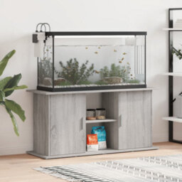 Walplus Grey Sonoma Aquarium Stand 121X41X58 Cm Engineered Wood Fish Tank Cabinet - thumbnail 1
