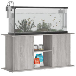 Walplus Grey Sonoma Aquarium Stand 121X41X58 Cm Engineered Wood Fish Tank Cabinet - thumbnail 3
