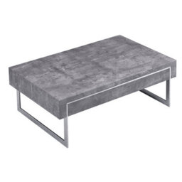 Furniture in Fashion Casa Wooden Coffee Table With 1 Drawer In Concrete Effect - thumbnail 5