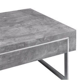 Furniture in Fashion Casa Wooden Coffee Table With 1 Drawer In Concrete Effect - thumbnail 7