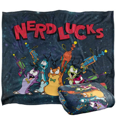 Space Jam Nerdlucks Blanket Multicoloured (One Size) - image 1