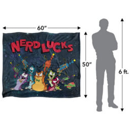 Space Jam Nerdlucks Blanket Multicoloured (One Size) - thumbnail 5