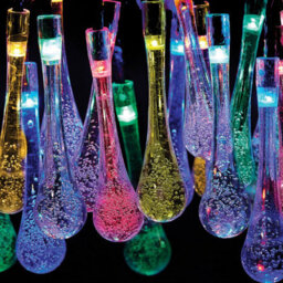 Gainsborough 30 Led Solar Droplet String Lights, 2M, Colourful, Weather-Resistant, Outdoor Garden Lights - thumbnail 2