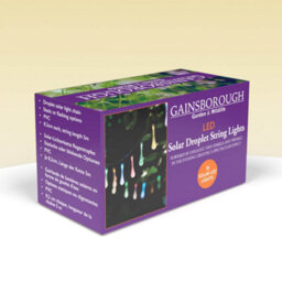 Gainsborough 30 Led Solar Droplet String Lights, 2M, Colourful, Weather-Resistant, Outdoor Garden Lights - thumbnail 4