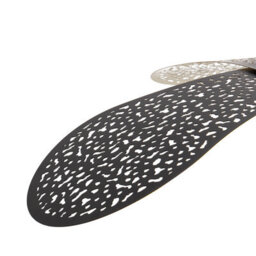 Wyld and Coco Pendant Lamp Black Iron - Overlapping Petal Perforated Shade, 62Cm, 149Cm Drop - thumbnail 7