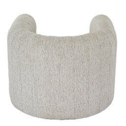 Wyld Haus Mirmande Soft Grey Minimalist Curved Accent Armchair - thumbnail 6