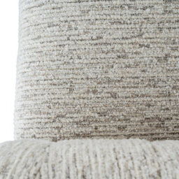 Wyld Haus Mirmande Soft Grey Minimalist Curved Accent Armchair - thumbnail 4
