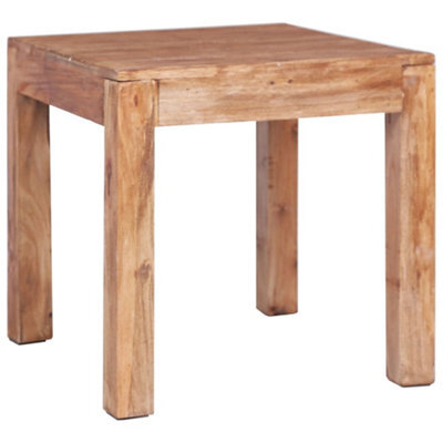 Berkfield Coffee Table 53X50X50 Cm Solid Reclaimed Wood - image 1