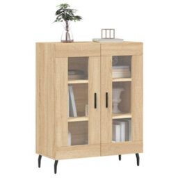 Berkfield Classic Sideboard Sonoma Oak 69.5X34X90 Cm Engineered Wood - thumbnail 3