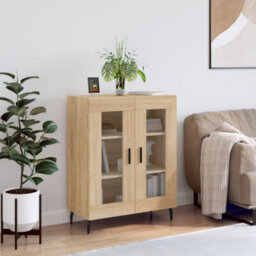 Berkfield Classic Sideboard Sonoma Oak 69.5X34X90 Cm Engineered Wood - thumbnail 2