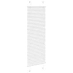 Berkfield Pleated Blind White 50X100 Cm Fabric Width 49.4 Cm Polyester - thumbnail 3