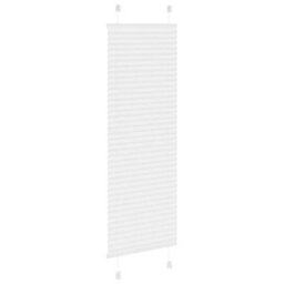 Berkfield Pleated Blind White 50X100 Cm Fabric Width 49.4 Cm Polyester - thumbnail 4