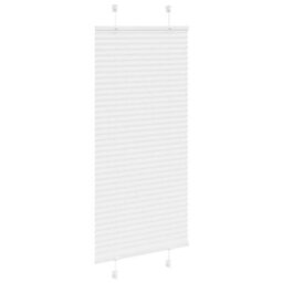 Berkfield Pleated Blind White 60X150 Cm Fabric Width 59.4 Cm Polyester - thumbnail 3