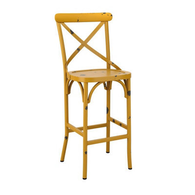 Cafron Bar Stool - Yellowbreakfast Bar Stools