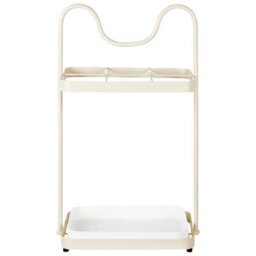Beliani Umbrella Stand Chaverny Metal Beige - thumbnail 4