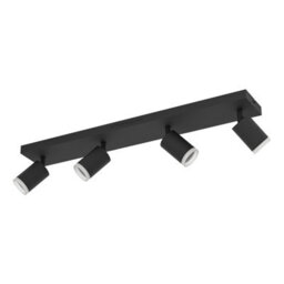 Eglo Melitello-Z Smart Control Rgb Led 4 Light Spotlight, Black - thumbnail 2