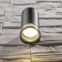 CGC Lighting Cgc Jennifer Dark Grey Outdoor Single Spot Cylinder Wall Light - thumbnail 5