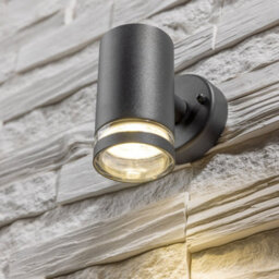 CGC Lighting Cgc Jennifer Dark Grey Outdoor Single Spot Cylinder Wall Light - thumbnail 3