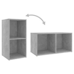 Berkfield 6 Piece Tv Cabinet Set Concrete Grey Engineered Wood - thumbnail 5