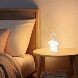 Amorly T-Shirt Hanger Motion Sensor Night Light,battery Operated Closet Cabinet Led Lamp,warm Light Nightlight For Wardrobe Bedside,white - thumbnail 5