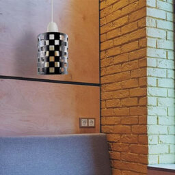 2 Pack Brushed Silver Metal Bulb Guard Drum Shaped Lamp Shades For Ceiling Pendant Lights Indoor Easy Fit Wire Cages (2 Pack) - thumbnail 2