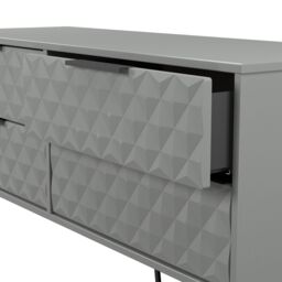 Anzio Matt Dusk Grey 4 Drawer Bed Box (H)574mm (W)1130mm (D)395mm - thumbnail 5