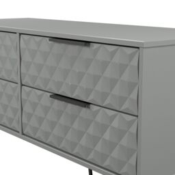 Anzio Matt Dusk Grey 4 Drawer Bed Box (H)574mm (W)1130mm (D)395mm - thumbnail 4