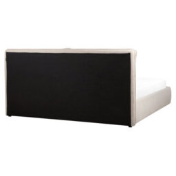 Beliani Ottoman Bed Fabric Bajonna 180 X 200 Cm (Eu Super King) Light Beige - thumbnail 8